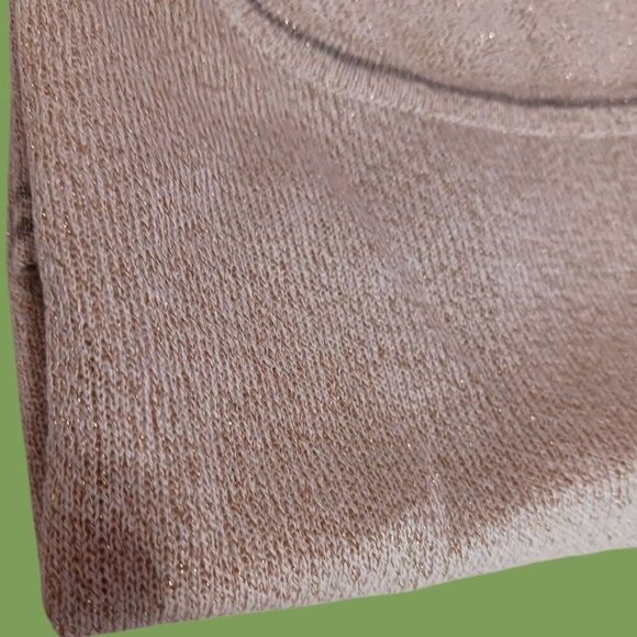 Pure By Lucia Sleeveless Top with Subtle Shimmer gold Gold Size 10 - Picture 10 of 13